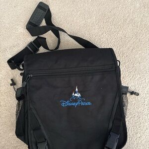 Disney Parks Black Messenger Bag